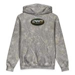 Duck Worx Supply Badge Hoodie in Deadwood Tree Camo, front view