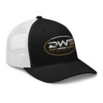 Duck Worx Trucker Cap – Black White Right Front