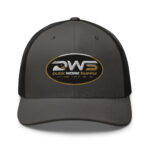 Duck Worx Trucker Cap – Charcoal Black Front