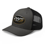 Duck Worx Trucker Cap – Charcoal Black Left Front