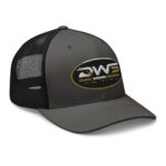 Duck Worx Trucker Cap – Charcoal Black Right Front