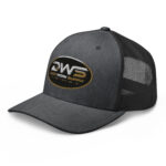 Duck Worx Trucker Cap – Dark Heather Gray Left Front