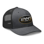 Duck Worx Trucker Cap – Dark Heather Gray Right Front