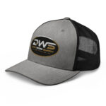 Duck Worx Trucker Cap – Heather Black Left Front