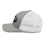 Duck Worx Trucker Cap – Heather Grey White Left