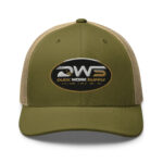 Duck Worx Trucker Cap – Moss Khaki Front