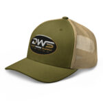 Duck Worx Trucker Cap – Moss Khaki Left Front