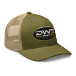 Duck Worx Trucker Cap – Moss Khaki Right Front