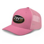 Duck Worx Trucker Cap – Pink Left Front