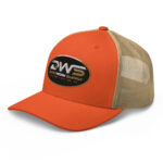 Duck Worx Trucker Cap – Rustic Orange Khaki Left Front