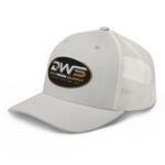 Duck Worx Trucker Cap – Silver Left Front