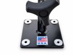 Table/Wall Mounting Stand - base plate detail, Made in USA